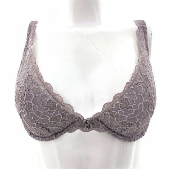 Victoria's Secret (36C) Padless Push Up Bra Lace